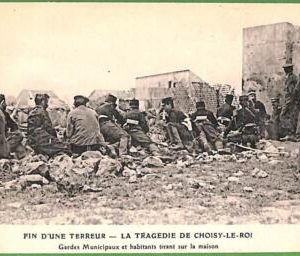 ah3048 - FRANCE - VINTAGE POSTCARD - La Tragedie de Choisy-le-Roi - rare!