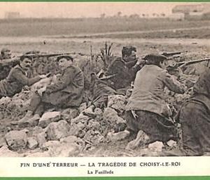 ah3045 - FRANCE - VINTAGE POSTCARD -  La Tragedie de Choisy-le-Roi - rare!