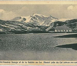 CARTOLINA d'Epoca AOSTA provincia - LAC NIVOLET 1931