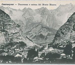 CARTOLINA d'Epoca AOSTA provincia - Courmayeur