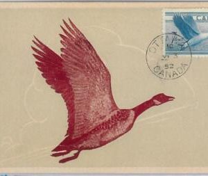 52174 - CANADA -  FDC MAXIMUM CARD - 1952  ANIMALS:  BIRDS