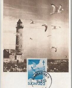 52209 - FINLAND -  MAXIMUM CARD - 1955  ANIMALS:  BIRDS