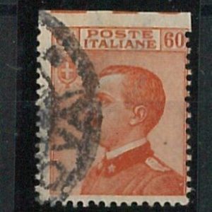 60716 - ITALIA REGNO - Sassone 205  USATO - NON DENTELLATO in ALTO!