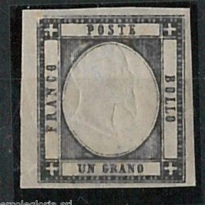60732 - ITALIA REGNO Provincie Napoletane - Sassone 19   LINGUELLATO