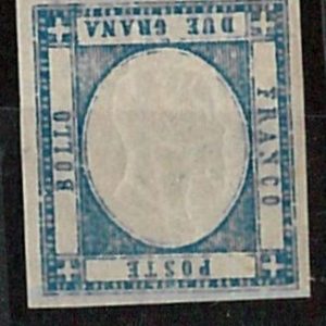 60737 - ITALIA REGNO Provincie Napoletane - Sassone 20f  LINGUELLATO