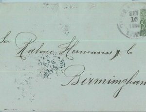 BK0341 - EL SALVADOR -  POSTAL HISTORY - EARLY COVER to BIRMINGHAM UK 1898