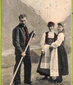 ad2014 - NORWAY - VINTAGE POSTCARD - Ethnic - 1907