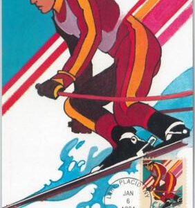 54289 - USA -  POSTAL HISTORY - MAXIMUM CARD - 1984  OLYMPICS Slalom Skiing