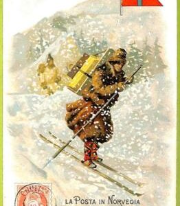 ad2012 - NORWAY - VINTAGE POSTCARD - Flag