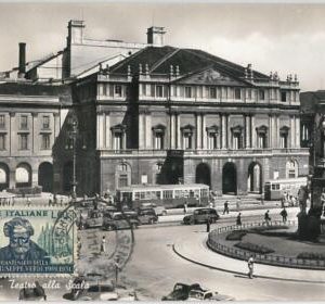 54552 -  ITALY - POSTAL HISTORY - MAXIMUM CARD - 1951  ARCHITECTURE music VERDI
