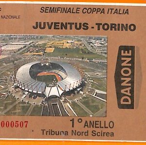 C2226- Vecchio BIGLIETTO PARTITA CALCIO-  JUVENTUS VS TORINO
