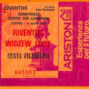 C2240- Vecchio BIGLIETTO PARTITA CALCIO- 1983  JUVENTUS