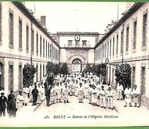 ah2902 - FRANCE - VINTAGE POSTCARD - Brest NAVY HOSPITAL Maritime