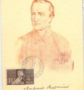 56832 - ITALY - POSTAL HISTORY - MAXIMUM CARD -1955 Antonio Rosmini - philosophy