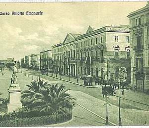 34332  CARTOLINA d'Epoca BARI Città  - VIA VITTORIO VENETO 1917