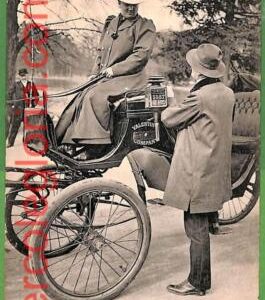 ah2997 - FRANCE - VINTAGE POSTCARD - Paris FEMALE TAXI DRIVER