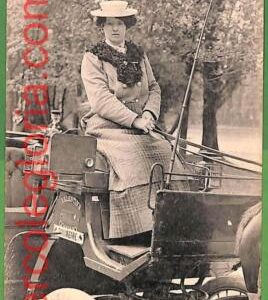 ah2998 - FRANCE - VINTAGE POSTCARD - Paris FEMALE COACH DRIVER