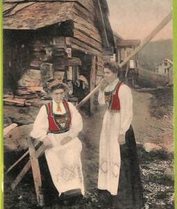 ad2002 - NORWAY - VINTAGE POSTCARD - Ethnic