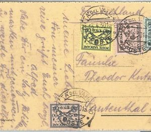 71908 - VATICANO - STORIA POSTALE - Concilliazione su CARTOLINA - 1929