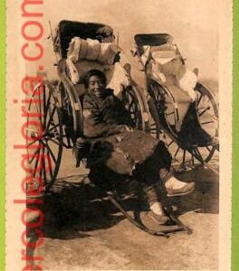 ah0045 - CHINA - VINTAGE POSTCARD - Ethnic, Transport