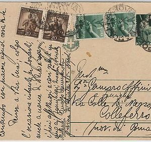47292  ITALIA: INTERO POSTALE affrancatura mista  Luogotenenza / Repubblica 1946
