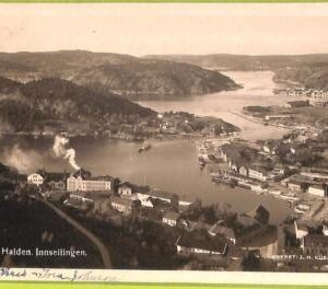 ad1804 - NORWAY - VINTAGE POSTCARD - Halden - 1930