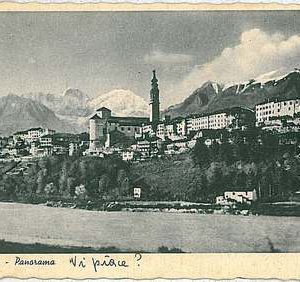 34387  CARTOLINA d'Epoca BELLUNO città - PANORAMA