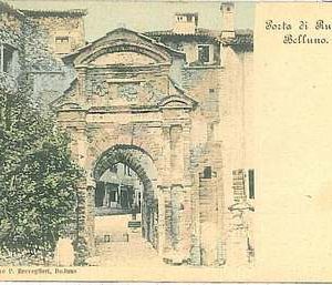 34414   CARTOLINA d'Epoca BELLUNO città - PORTA RUGO