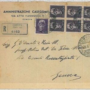 37880  - Storia postale - Fbbli LUOGOTENENZA usati in periodo REPUBBLICA 1946