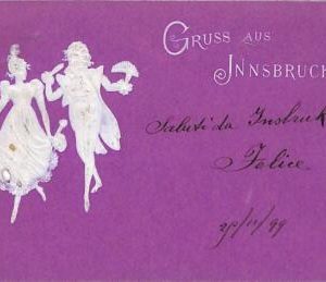 ab9750 - AUSTRIA - Ansichtskarten  VINTAGE  POSTCARD - Gruss aus Innsbruck 1899