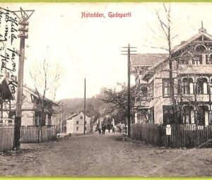 ad1789 - NORWAY - VINTAGE POSTCARD - Notodden, Gadeparti