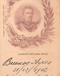 ac1436 - ARGENTINA -  Vintage Postcard - Almirante GUILLERMO BROWN - 1902