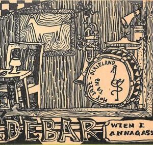 ac3573 - AUSTRIA - Ansichtskarten  VINTAGE  POSTCARD -  Wien ADVERSTISING Jazz!