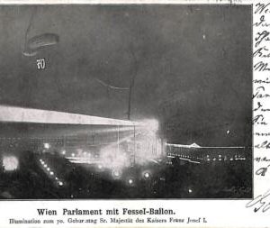 ac3641 - AUSTRIA - Ansichtskarten  VINTAGE  POSTCARD -  Wien - AVIATION Balloon