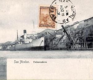 ac1491 - ARGENTINA -  Vintage Postcard - San Nicolas - 1908