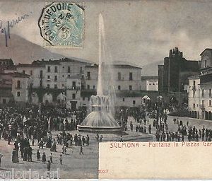60527  - CARTOLINA d'Epoca - L'AQUILA provincia :  SULMONA 1908