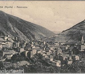 60539  - CARTOLINA d'Epoca - L'AQUILA provincia :  SCANNO  1917
