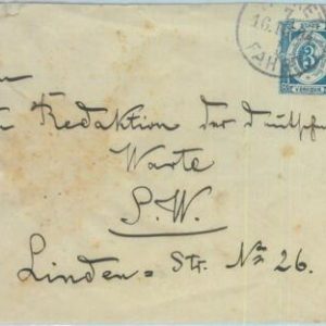 89259 - GERMANY - Postal History - Private Mail STATIONERY Cover: Berlin 1894