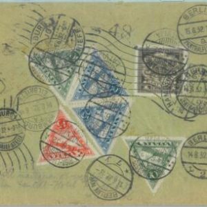 88931 - LATVIA  - POSTAL HISTORY - AIRMAIL COVER to GERMANY 1932 - FORWARDED
