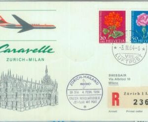 83209 - SWITZERLAND - Postal History - FIRST FLIGHT: Zurich  Milano  # 532 GG