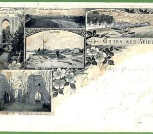 ah1298 - POLAND  - VINTAGE POSTCARD Ansichtskarten - Gruss aus Wieck - 1906