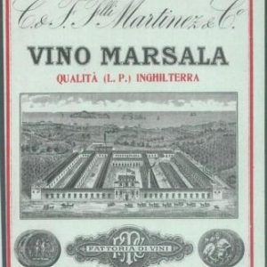86820 - ITALY - Vintage BOTTLE wine LABEL:   Marsala