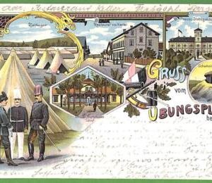 ah1405 - GERMANY - VINTAGE POSTCARD  - Gruss aus Ubungsplatz Darmstadt