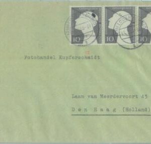 85215 - GERMANY - POSTAL HISTORY - POW Commemorative stamps on COVER  1963