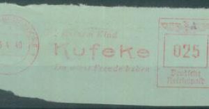 86681 - GERMANY - Postal History - Nice postmark on CUT-OUT: KIDS FOOD 1940