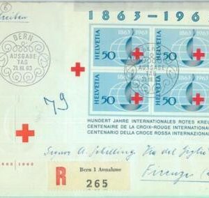 89945 - SWITZERLAND - Postal History - FDC COVER 1963 Medicine RED CROSS