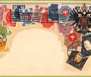 ae9863 - Russia -  VINTAGE  POSTCARD - STAMPS ON POSTCARD - ZIEHER
