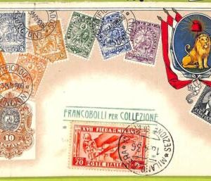 ae9852 - PARAGUAY -  VINTAGE  POSTCARD - Stamps on Postcard - ZIEHER - 1936