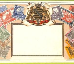 ae9899 - GERMANY -  VINTAGE  POSTCARD - STAMPS ON POSTCARD - ZIEHER