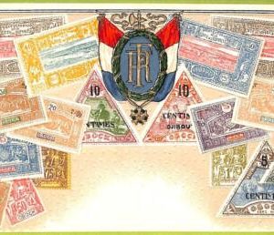 ae9900 - Djibouti -  VINTAGE  POSTCARD - STAMPS ON POSTCARD - ZIEHER